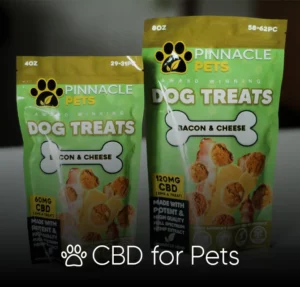 Pinacle Hemp Best CBD Products Bacon and Cheese Dog Treats