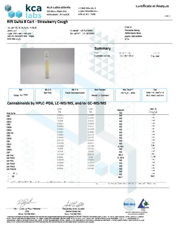 Delta 8 Cartridge