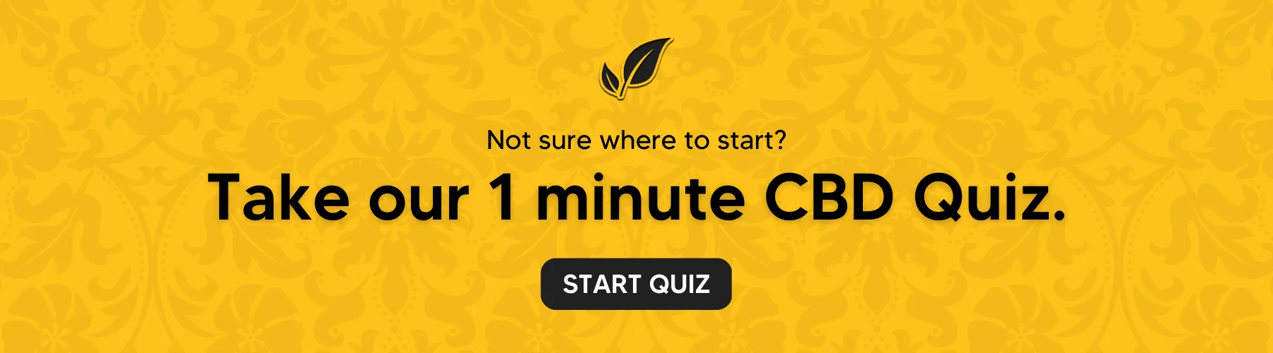 Pinnacle Hemp Take the quiz banner