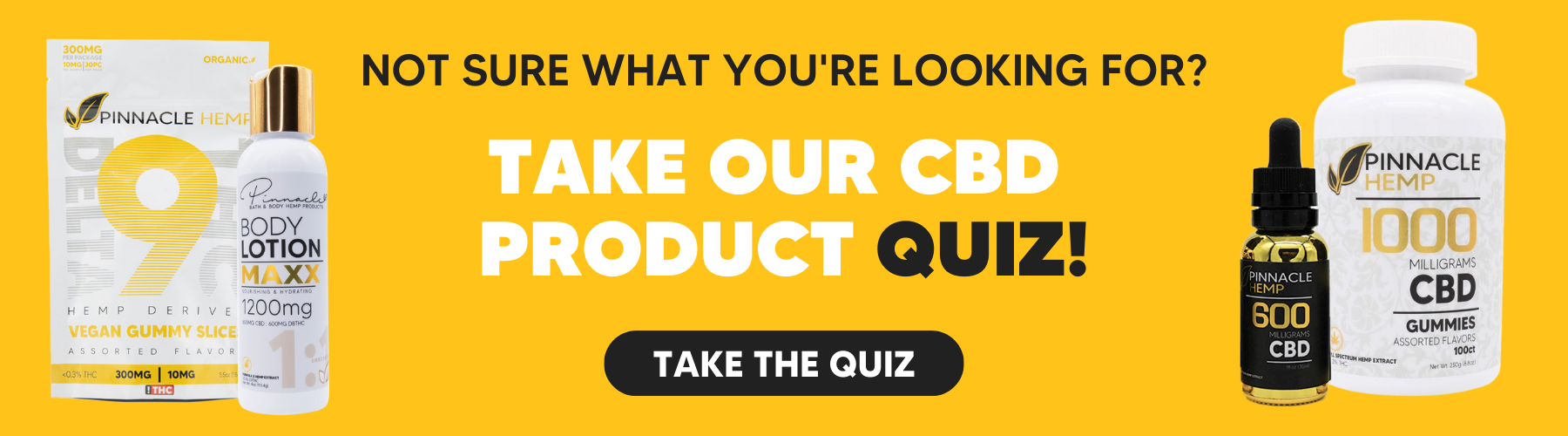 Take the CBD quiz Banner