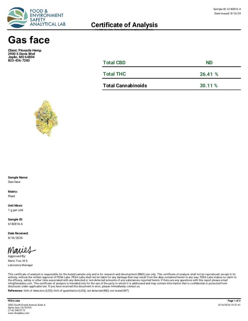Gas Face THCA Flower - Image 2