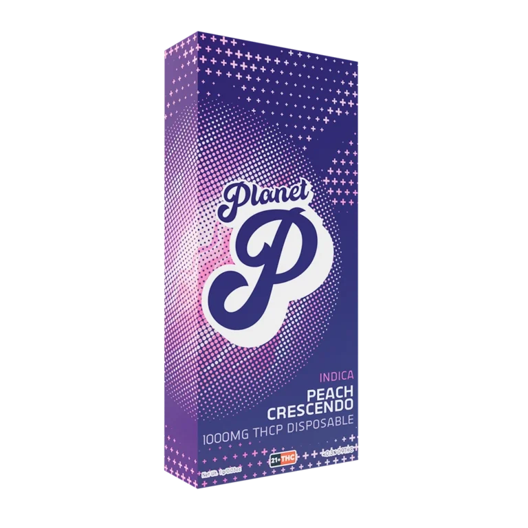 THCP vape box peach crescendo