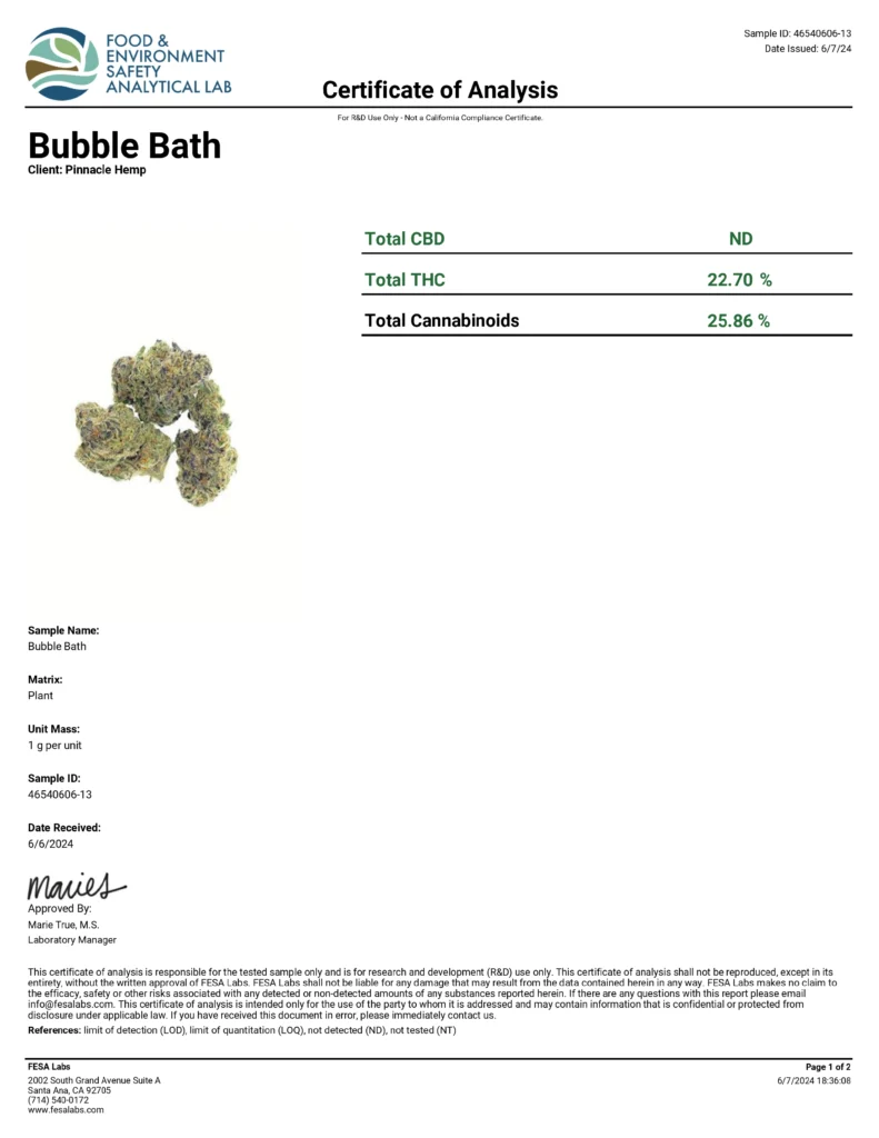Bubble Bath THCA Flower - Image 2