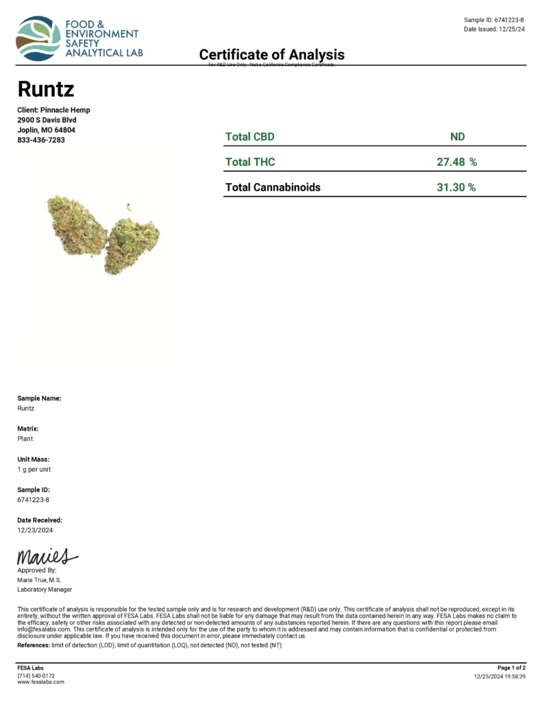 Runtz THCA Flower - Image 2