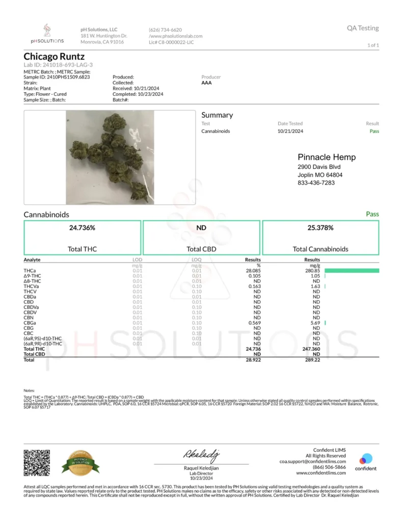 Chicago Runtz THCA Flower - Image 2
