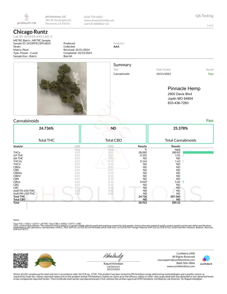 Chicago Runtz THCA Flower - Image 2