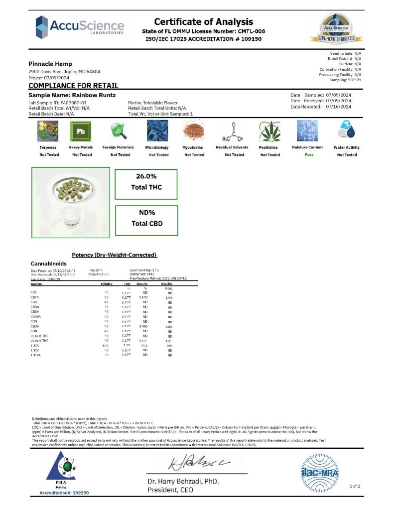 Rainbow Runtz THCA Flower - Image 2