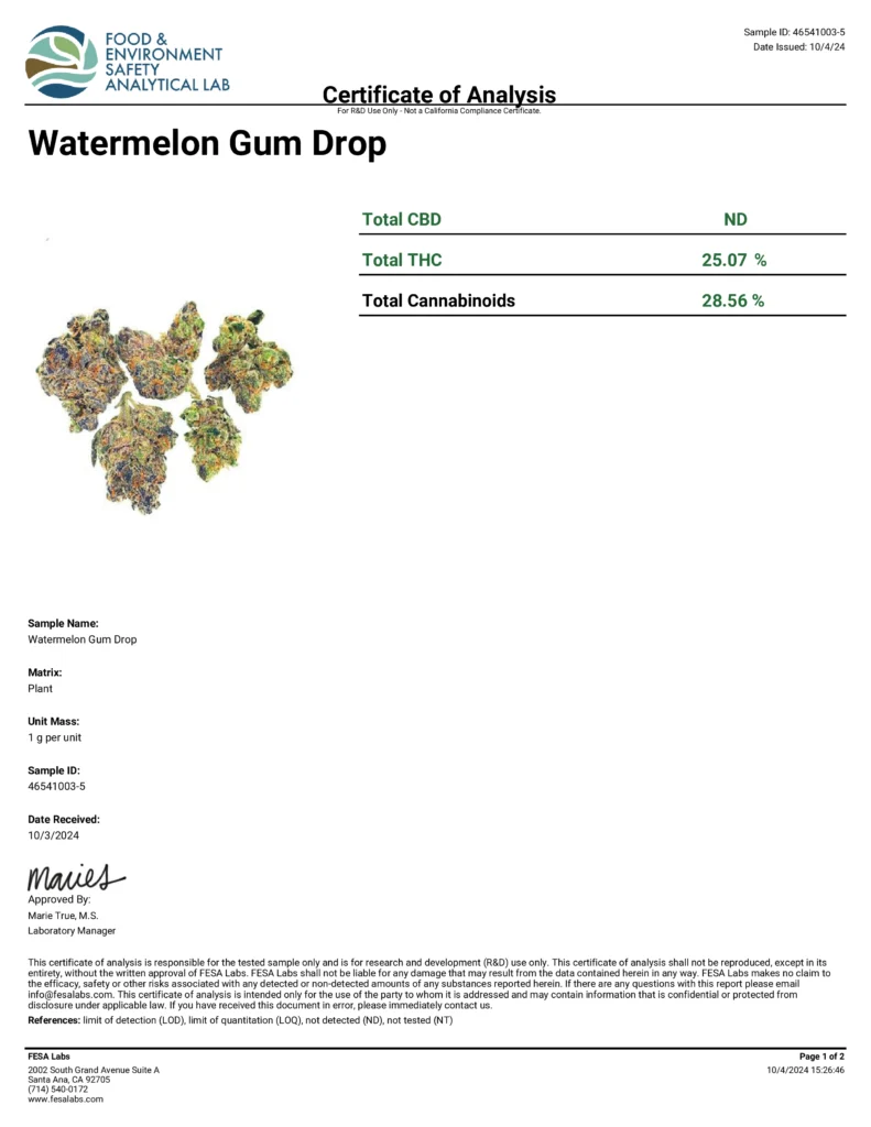 Watermelon Gumdrop THCA Flower - Image 3