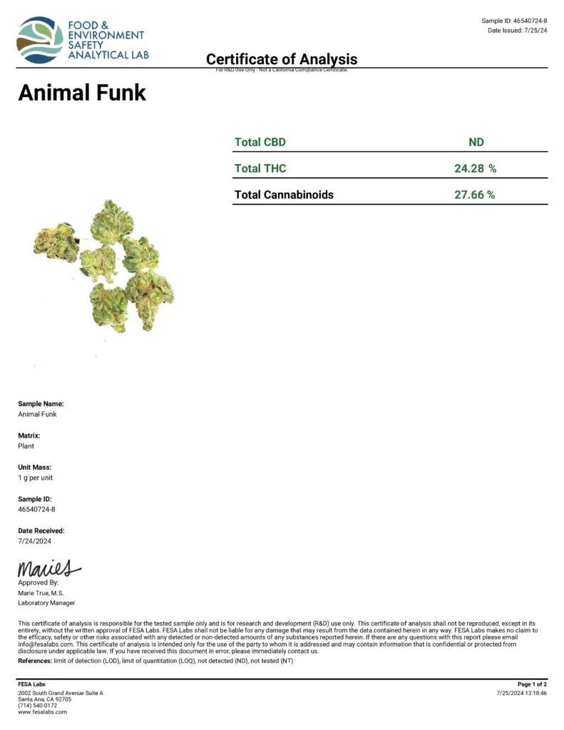 Animal Funk THCA Flower - Image 3