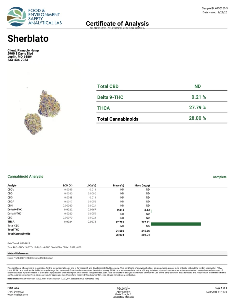 Sherblato THCA Flower - Image 2