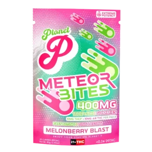 Pinnacle Hemp- Meteor Bites MelonBerry Blast, THCP Gummies