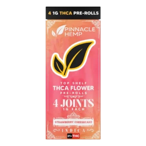 Pinnacle THCA Pre Rolls - Strawberry Cheesecake photo