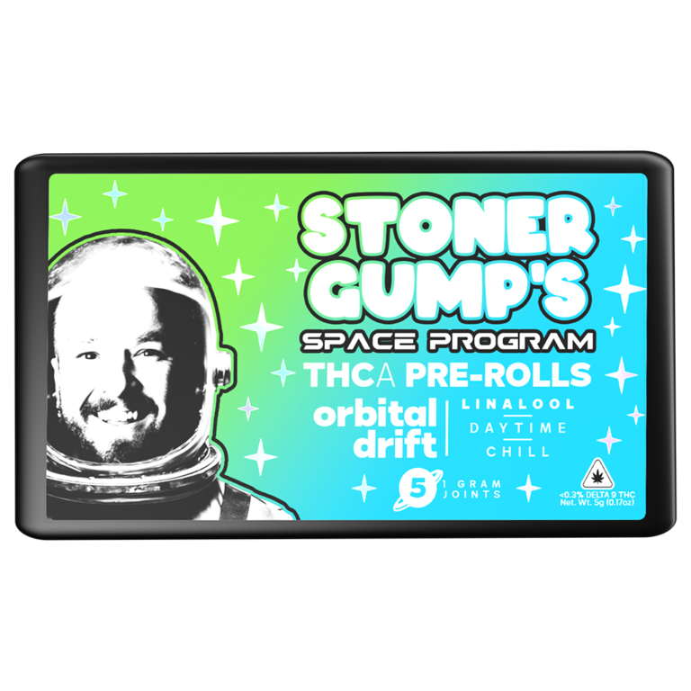 Pinnacle Hemp Stoner Gump THCa pre-roll – Linalool -enhanced flavor called Orbital Drift